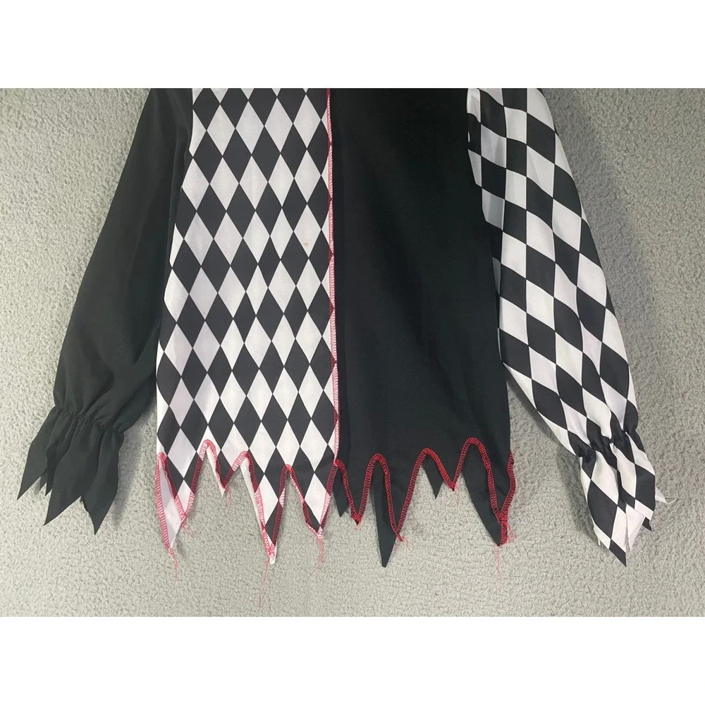 California Costumes Evil Jester Pullover Shirt Kids XL Harlequin Halloween Top
